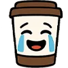 Эмодзи Кофе с эмоциями