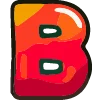 Эмодзи color alphabet🌈