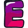 Эмодзи color alphabet🌈