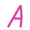Pink alphabet