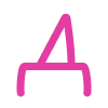 Эмодзи Pink alphabet