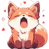 Эмодзи Лисички