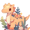 Эмодзи Милые Динозаврики