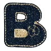 Эмодзи Denim letters