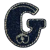 Эмодзи Denim letters