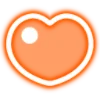 Эмодзи neon hearts