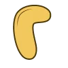 Эмодзи Желтый шрифт