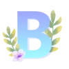 Эмодзи цветочный алфавит