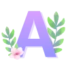 цветочный алфавит