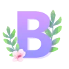 Эмодзи цветочный алфавит