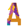 Эмодзи цветочный шрифт