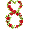 Эмодзи 8 марта