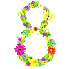 Эмодзи 8 марта