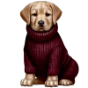 Эмодзи glossy burgundy