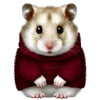 Эмодзи glossy burgundy