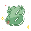 Эмодзи green cute doodle