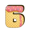 Эмодзи Ice cream font