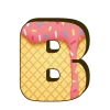 Эмодзи Ice cream font