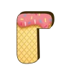 Эмодзи Ice cream font