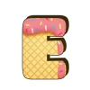 Эмодзи Ice cream font