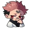 Эмодзи Jujutsu Kaisen and Genshin Impact