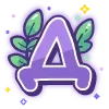 Эмодзи lavender paradise font