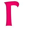 Эмодзи Розовый шрифт