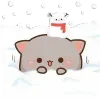 Эмодзи Xmas Mochi cats