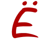 Эмодзи Красный шрифт