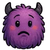 Эмодзи Пушистый монстр