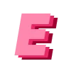 Эмодзи Розовый шрифт