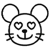 Эмодзи Мышка
