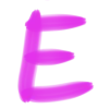 Эмодзи Малиновый шрифт