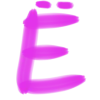 Эмодзи Малиновый шрифт