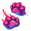 Эмодзи neon blot