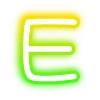 Эмодзи neon letters