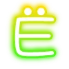Эмодзи neon letters