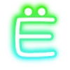 Эмодзи neon letters