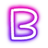 Эмодзи neon letters