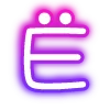 Эмодзи neon letters