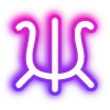 Эмодзи neon letters