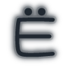 Эмодзи neon letters