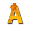 Осенний шрифт
