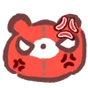Эмодзи peachy bear