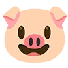 Эмодзи pig farm