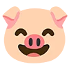 Эмодзи pig farm