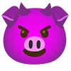 Эмодзи pig farm