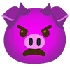 Эмодзи pig farm