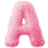 pink fluffy letters