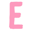 Эмодзи Розовый шрифт